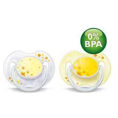 Suzete de noapte 0-6 luni fara BPA