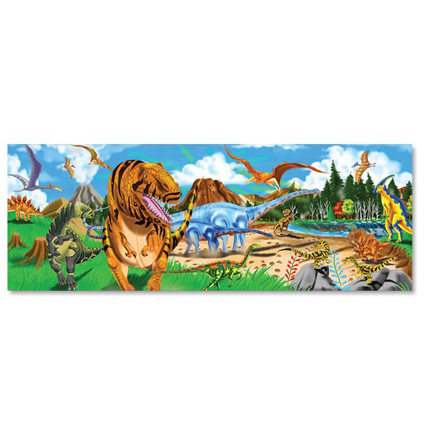 Puzzle de podea Taramul Dinozaurilor 48 pcs