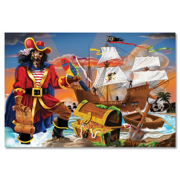 Puzzle de podea Comoara piratilor