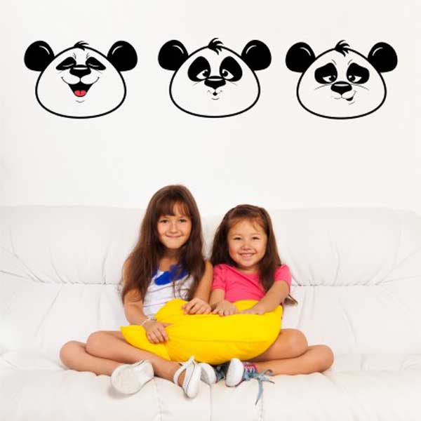 Ursuleti panda Sticker dim 210cm x 45cm