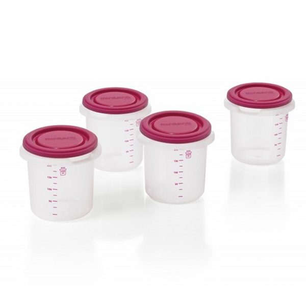 Set recipiente ermetice si geanta termoizolanta HermifreshSet 4 recipiente plastic BPA free Pink