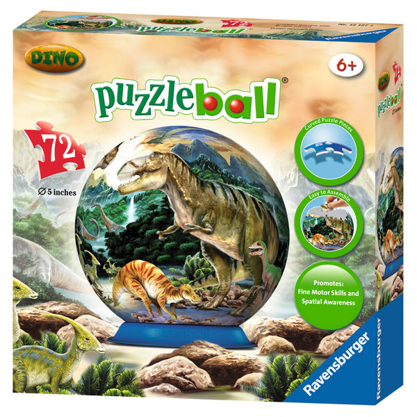 Puzzle 3D Dinozauri, 72 piese