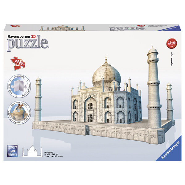 Puzzle 3D Taj Mahal, 216 Piese