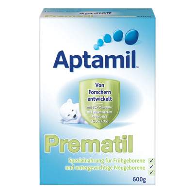 Aliment special pentru prematuri Aptamil Prematil, Gr. 0 luni, 600 g