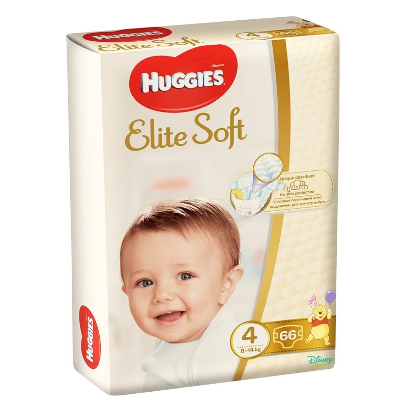 Scutece bebelusi, ELITE SOFT 4 (66) 8-14 KG